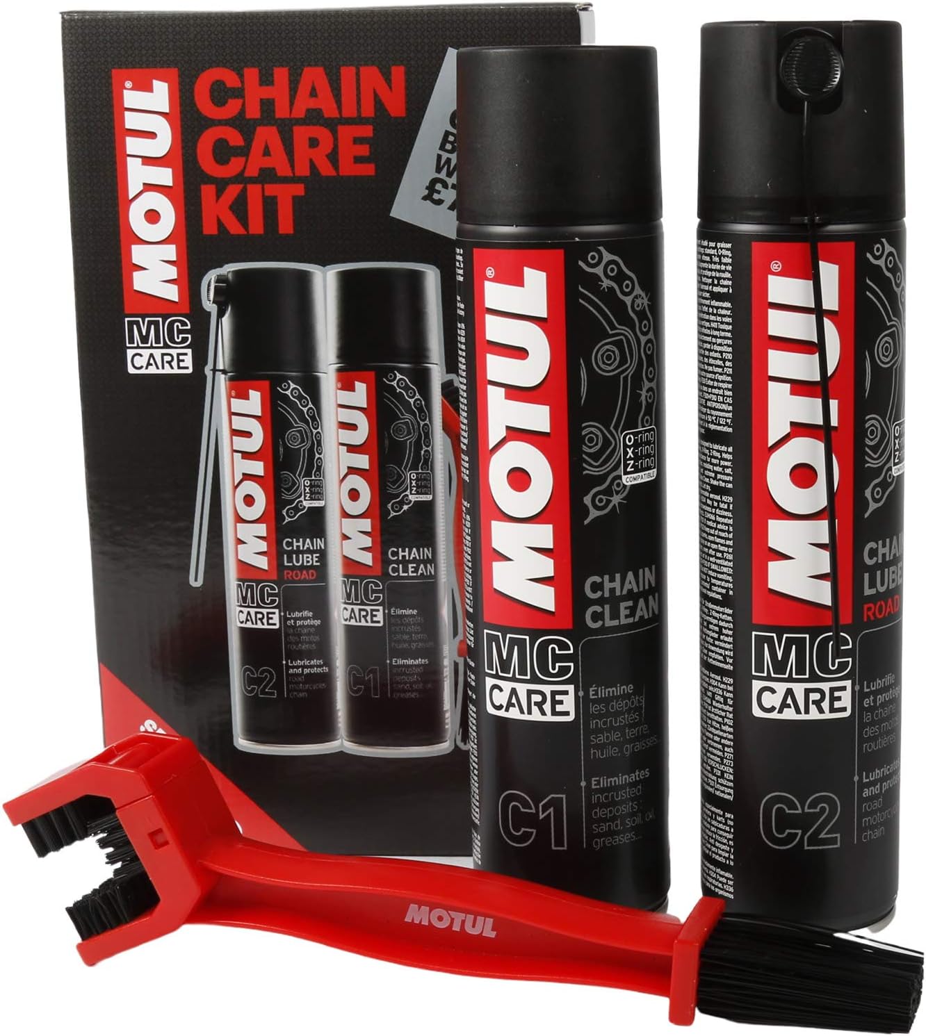 Motul Motorcycle Chain Care Kit
