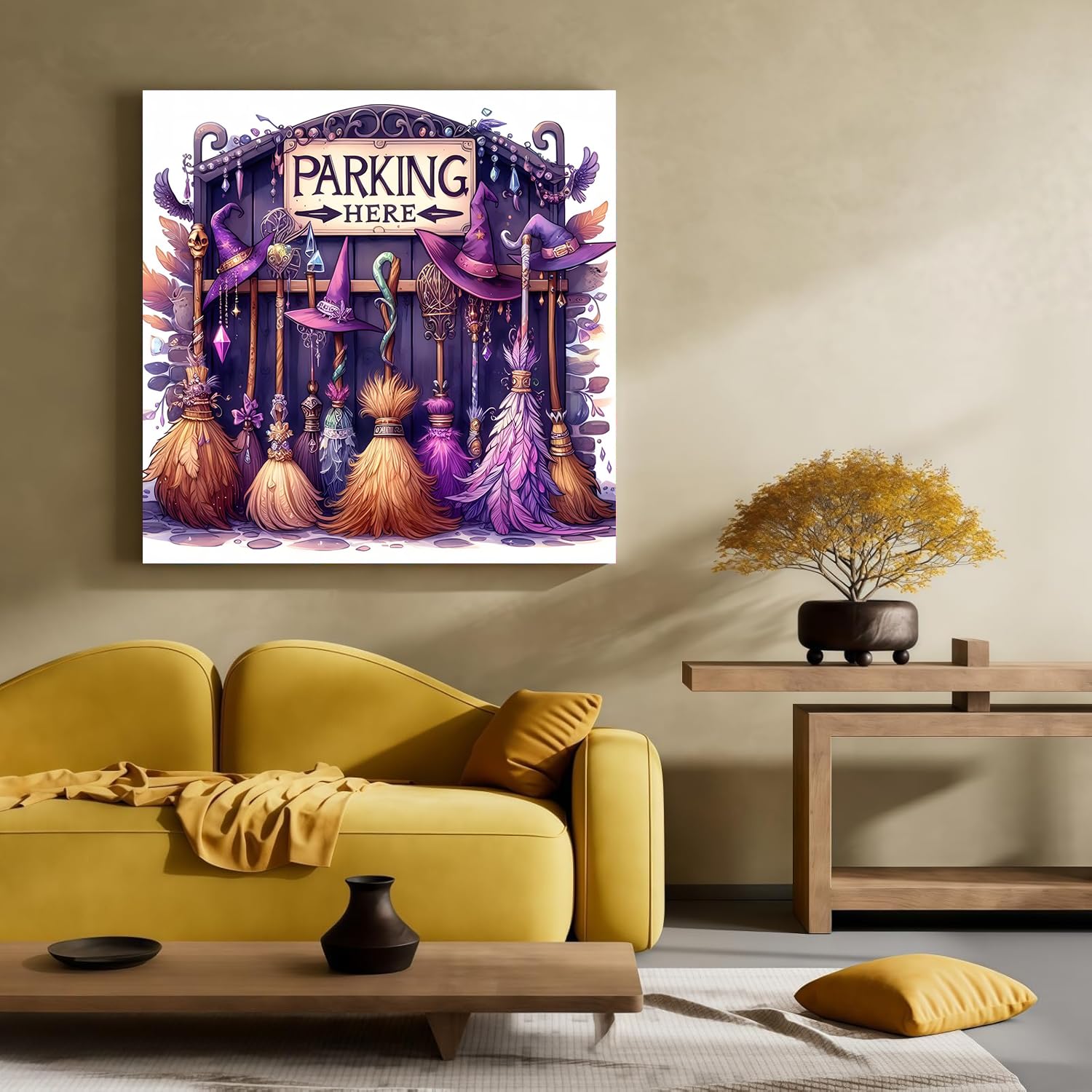Diamond Art Kits - Witch Broom Parking -4