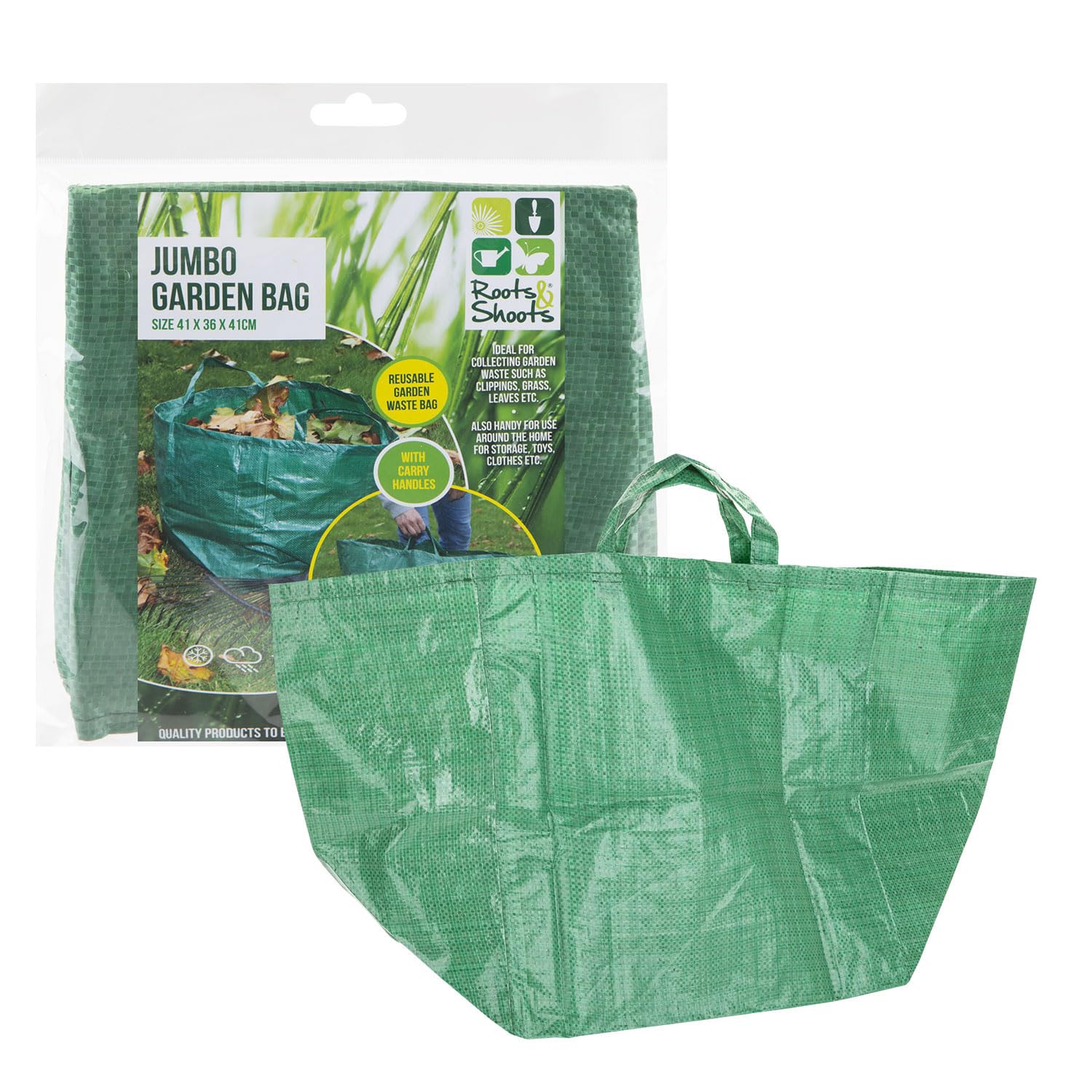 VFM e-Store Jumbo Garden Bags - Large - Green
