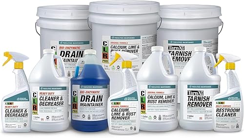 Miniatura 8 de CLR PRO - Eliminador de calcio, lima y óxido, elimina rápidamente calcio, cal, depósitos de agua dura y manchas de óxido en la superficie, espray de