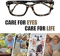 Vista 6 de Computer Reading Glasses Retro Blue Light Blocking Glasses with Spring Hinges for Women Men Anti Eyestrain Fashion