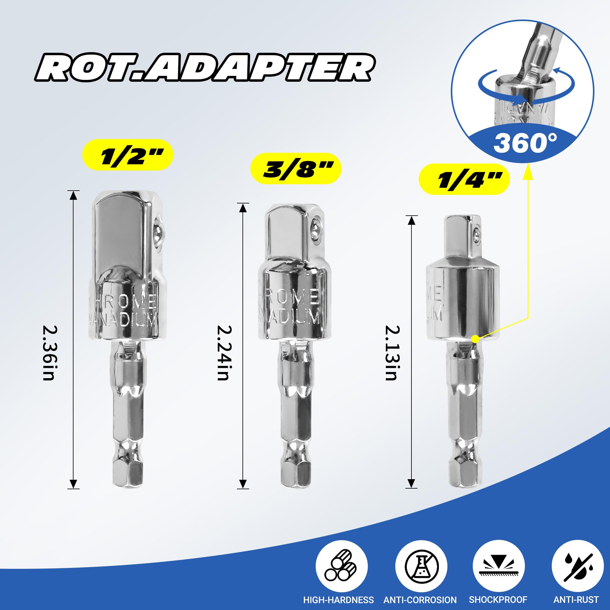 4Pcs Right Angle Drill Adapter Set — Amazon image 3