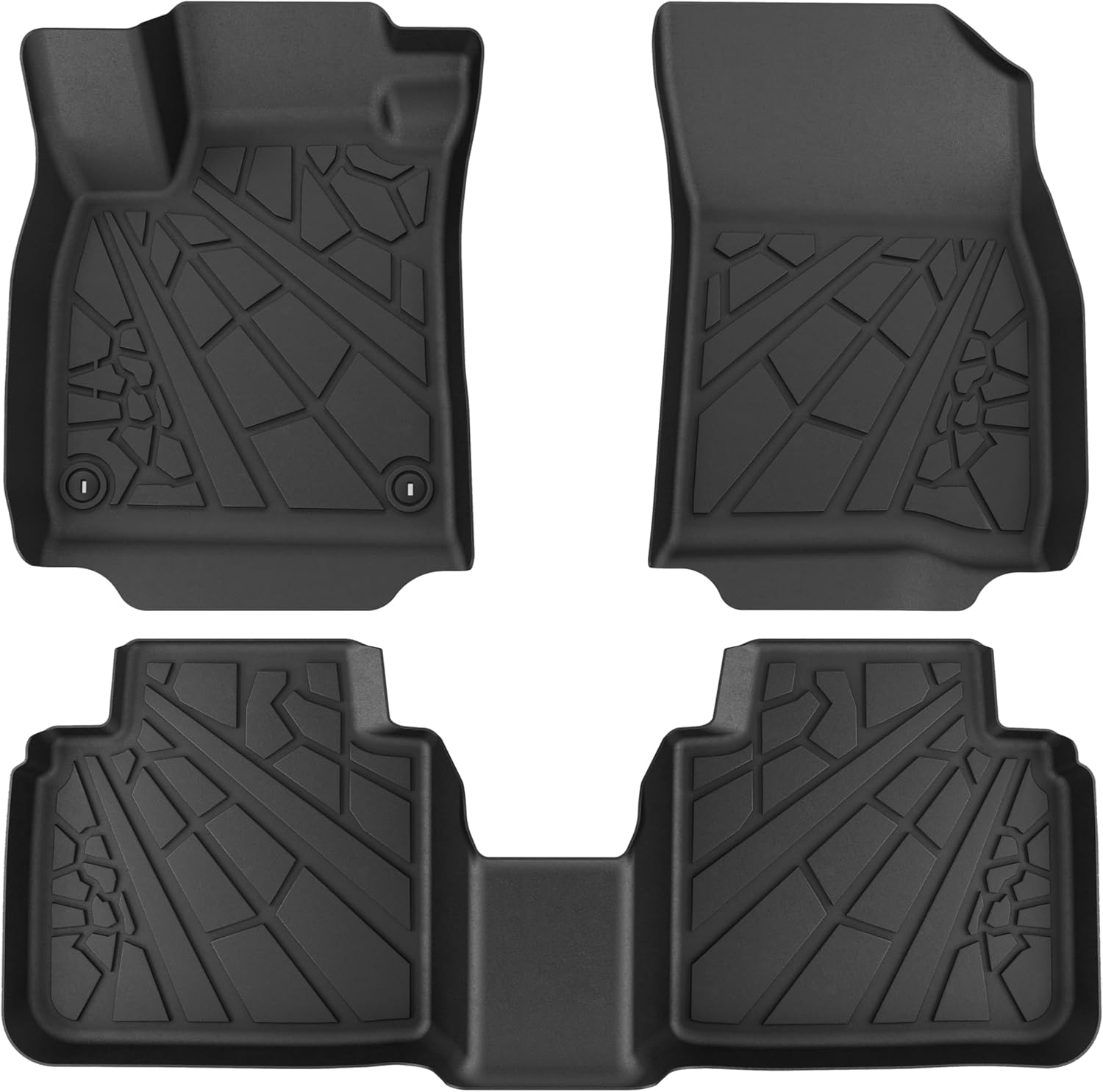 KARPAL Floor Mats for Honda Accord 2023 2024 2025 2026 (Include Hybrid), All Weather Protection TPE Floor Liners Accessories Car Mats, Front & 2nd Row