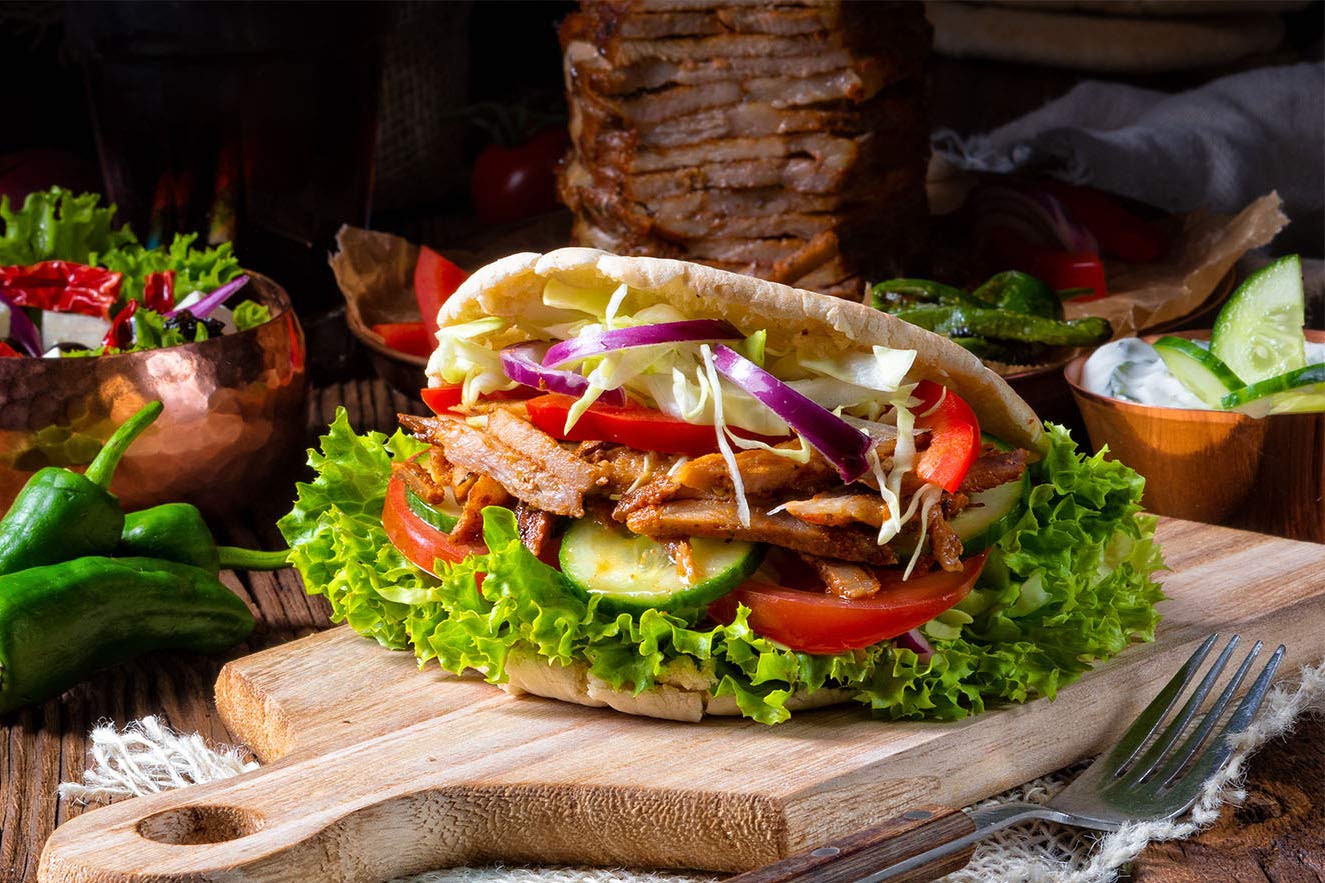 Döner Kebab Gyros Scheibendöner Dönerfleisch - Gewürzzubereitung. 3 XL-Beutel je 1500g. (4,5KG)