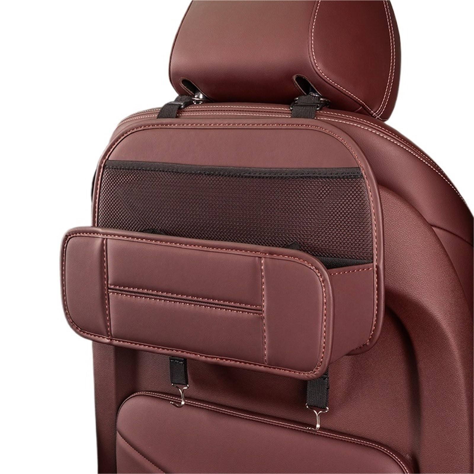 Organizador Asiento Coche Bolsa de Almacenamiento de Asiento de Coche, Caja de Almacenamiento Multifuncional portátil for organización de Almacenamiento, 2 uds. para Almacenamiento(Red)