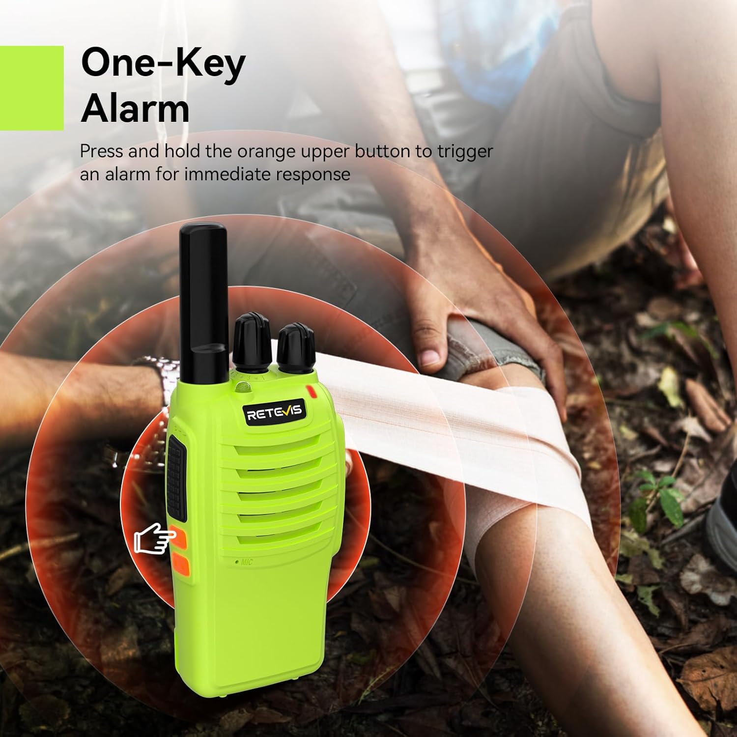 Retevis H-777 Walkie Talkies for Adults, Portable FRS Two Way Radios (Black, 3 Pack) Bundle with H-777 2 Way Radios Long Range Type-C and Base Charging for Traveling Biking Camping (Green, 3 Pack)