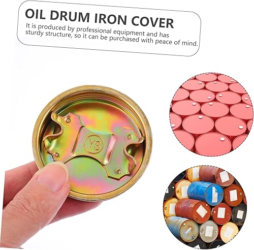 Miniatura 3 de SOLUSTRE Tapas de tambor resistentes, 20 unidades, tapa de hebilla de tambor de aceite, tapas de bung, barriles, tapas de barriles, tapas de tambor,