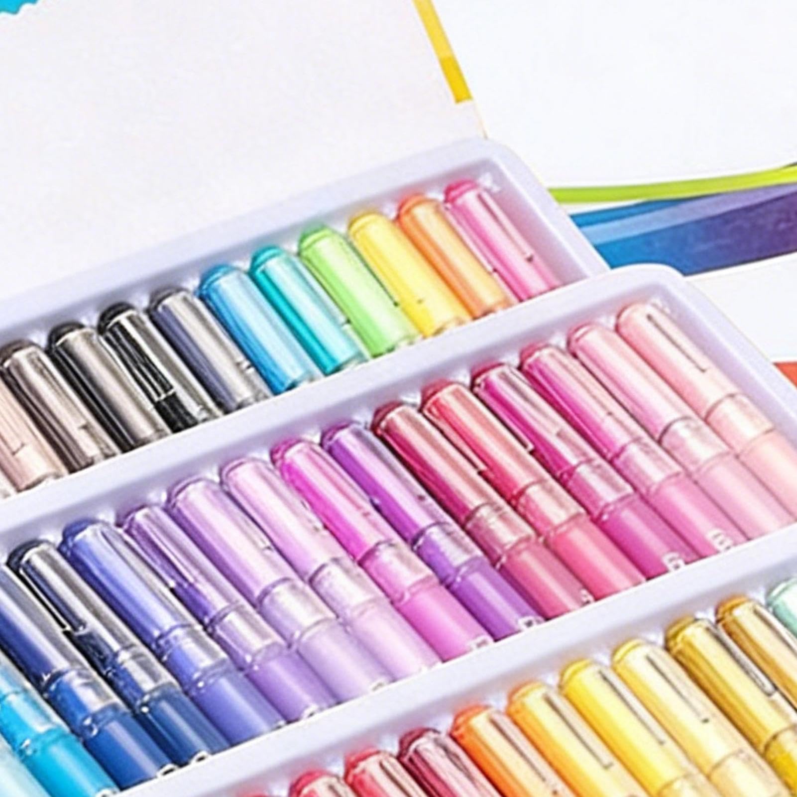 Penne gel da colorare, retrattili, per da 1,0 mm
