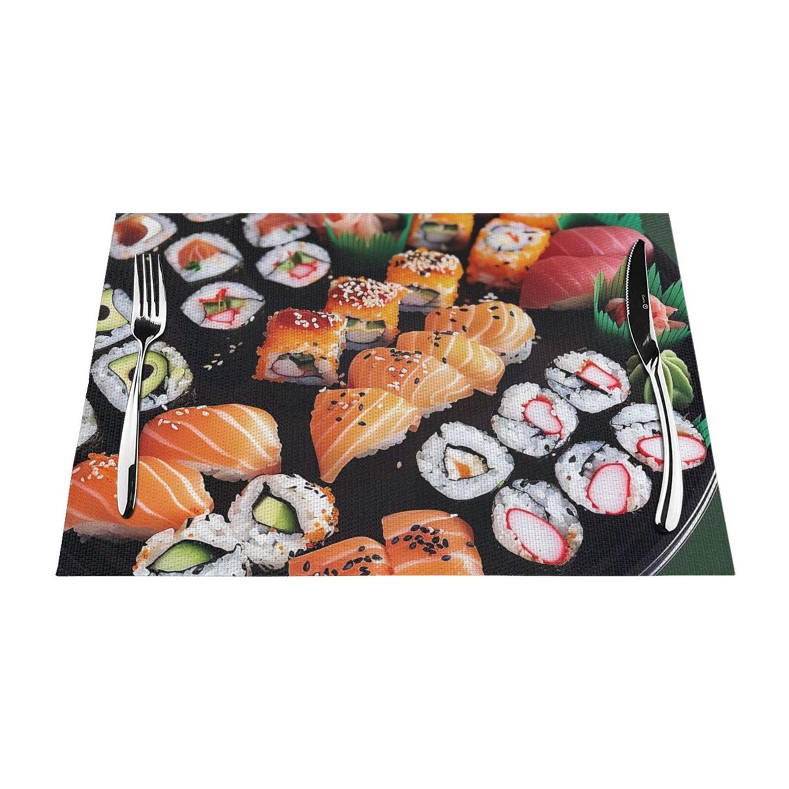 Set de table Sushi antidérapant idéal pour les dîners en famille