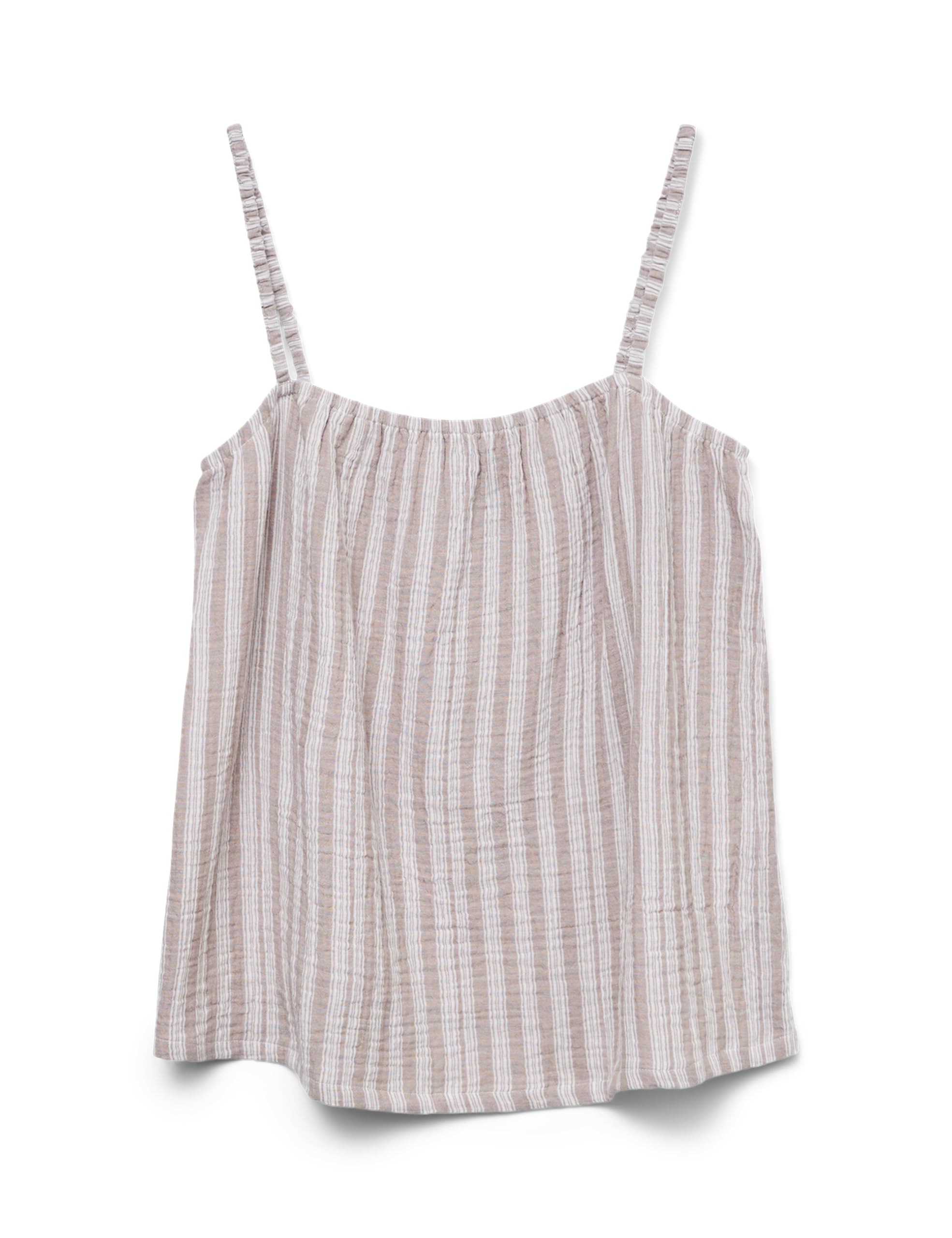 VERO MODA Women's Vmnanna Singlet Top WVN Ga Noos, Moon Rock, XS