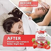 Vista 12 de softbear Sugar Free Potassium Magnesium Gummies for Adults Kids, High Absorption Potassium Supplement Gummies Supports Leg Cramps & Muscle & Immune