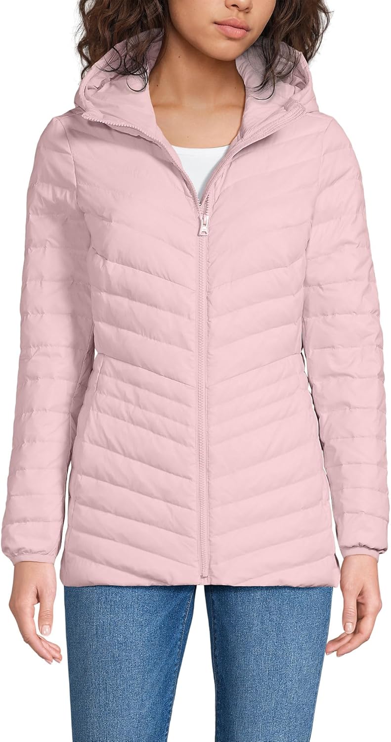 Lands' End Women's Ultralight Packable Down Jacket