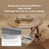 XIAOMI G20 Aspirateur Balai sans Fil - Puissance 150AW/25kPa, Autonomie 60 Min | Éclairage LED, Filtration 99,9% | Aspirateur pour Sols Durs, Tapis et Poils d'animaux - 5