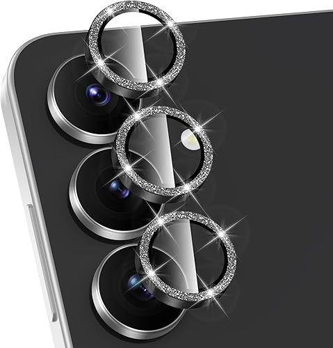 Miniatura 135 de Protector de lente de cámara para Samsung Galaxy S25 FE, cubierta individual de lente de vidrio templado con anillo de metal, [fuerte adsorción]