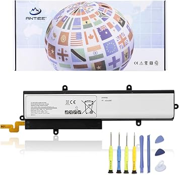 ANTIEE EB-BT670ABA EB-BT670ABE Laptop Battery for Samsung Galaxy View 18.4" | SM-T670N SM-T677A SM-T670NZKAXAR Series AA2HC15BS AA2GB07BS AA2GA26BS AA2GC05BS AA1G907KS AA1GA02BS AA2GC16BS 64.64Wh