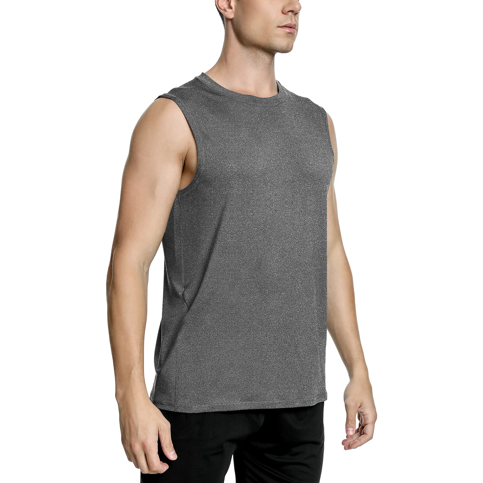 Camisetas de Tirantes Hombre Chaleco Deportivo Entrenamiento Camiseta sin Mangas Deportivas Fitness Verano para Deporte Gimnasio Correr Fútbol y Ciclismo