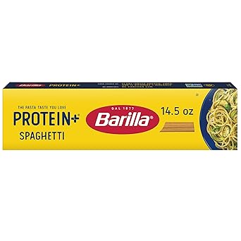 Barilla Protein+ (Plus) Spaghetti Pasta, 14.5 Ounce - plant based - Made from Lentils, Chickpeas & Peas - Non-GMO, Kosher Certified