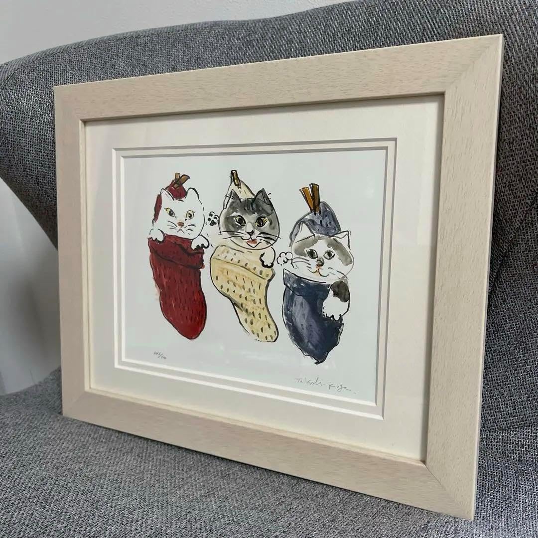 久下貴史 マンハッタナーズ 版画 猫 37cm×27cm 2025年最新】Yahoo