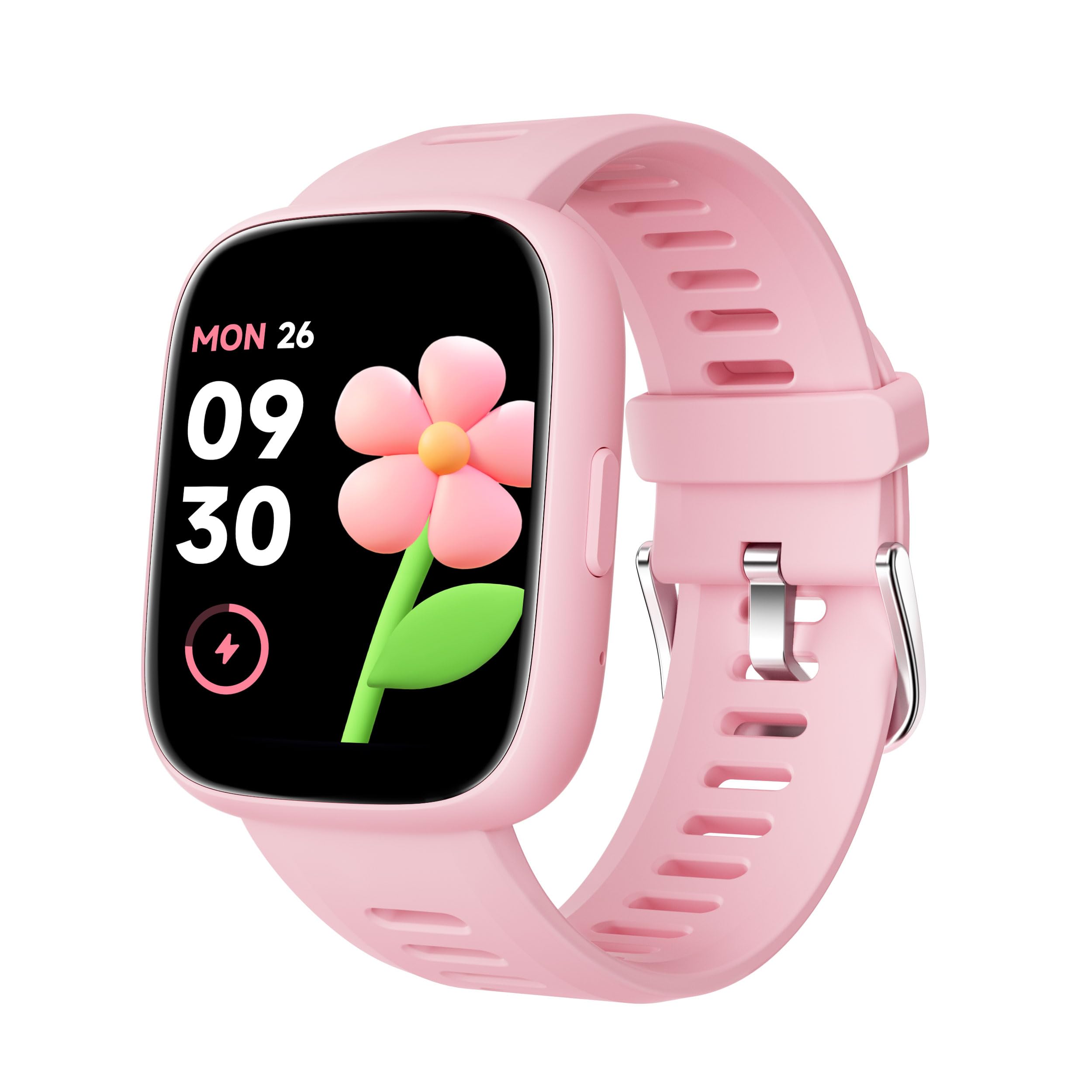 Reloj Inteligente para niños con localizador GPS (Solo iOS), Reloj Deportivo con Contador de Pasos y Monitor de sueño, Resistente al Agua IP68, Juegos de Rompecabezas, para niñas 5-12 años