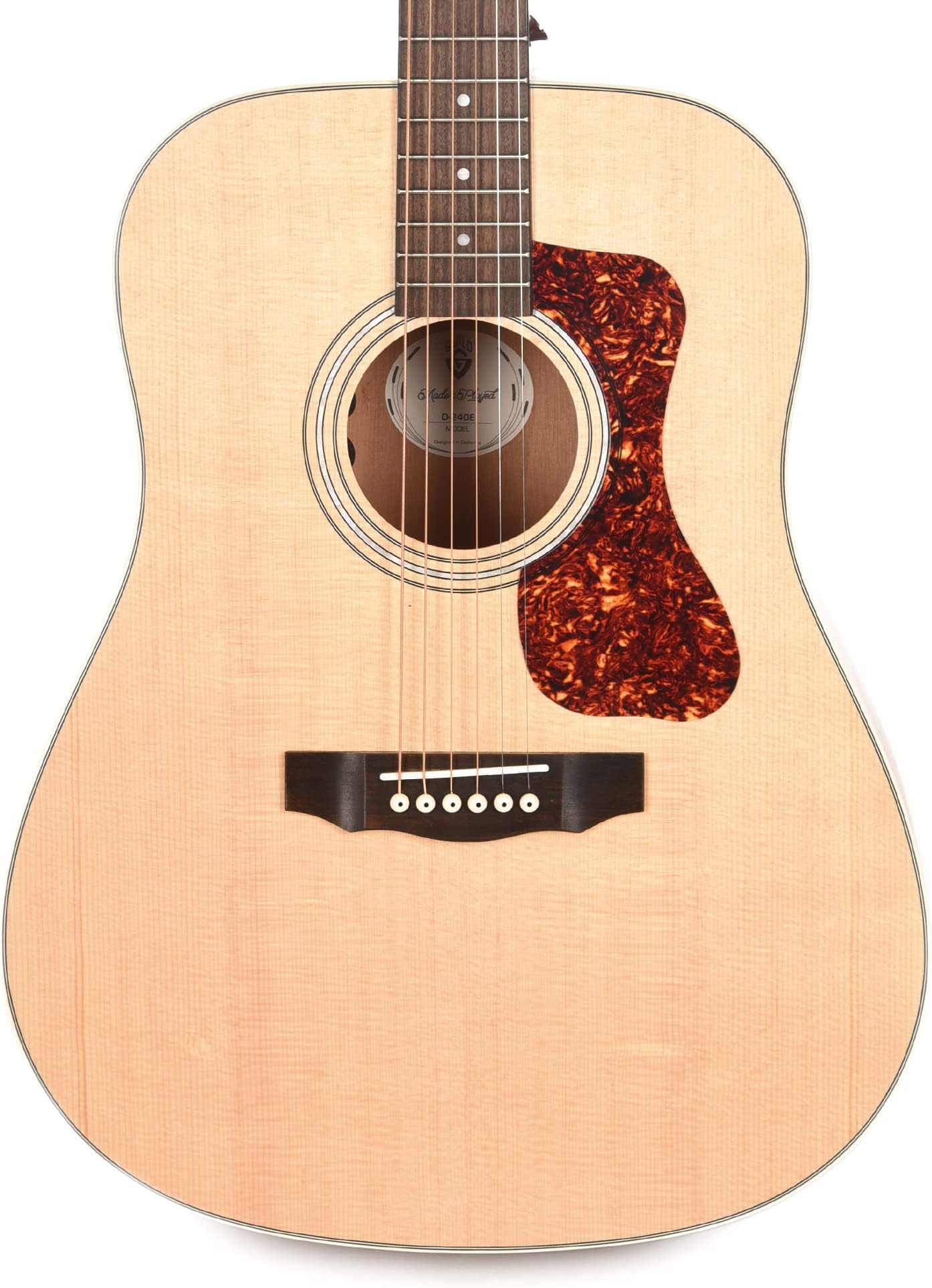 D240E Acoustic Electric Guitar Natural