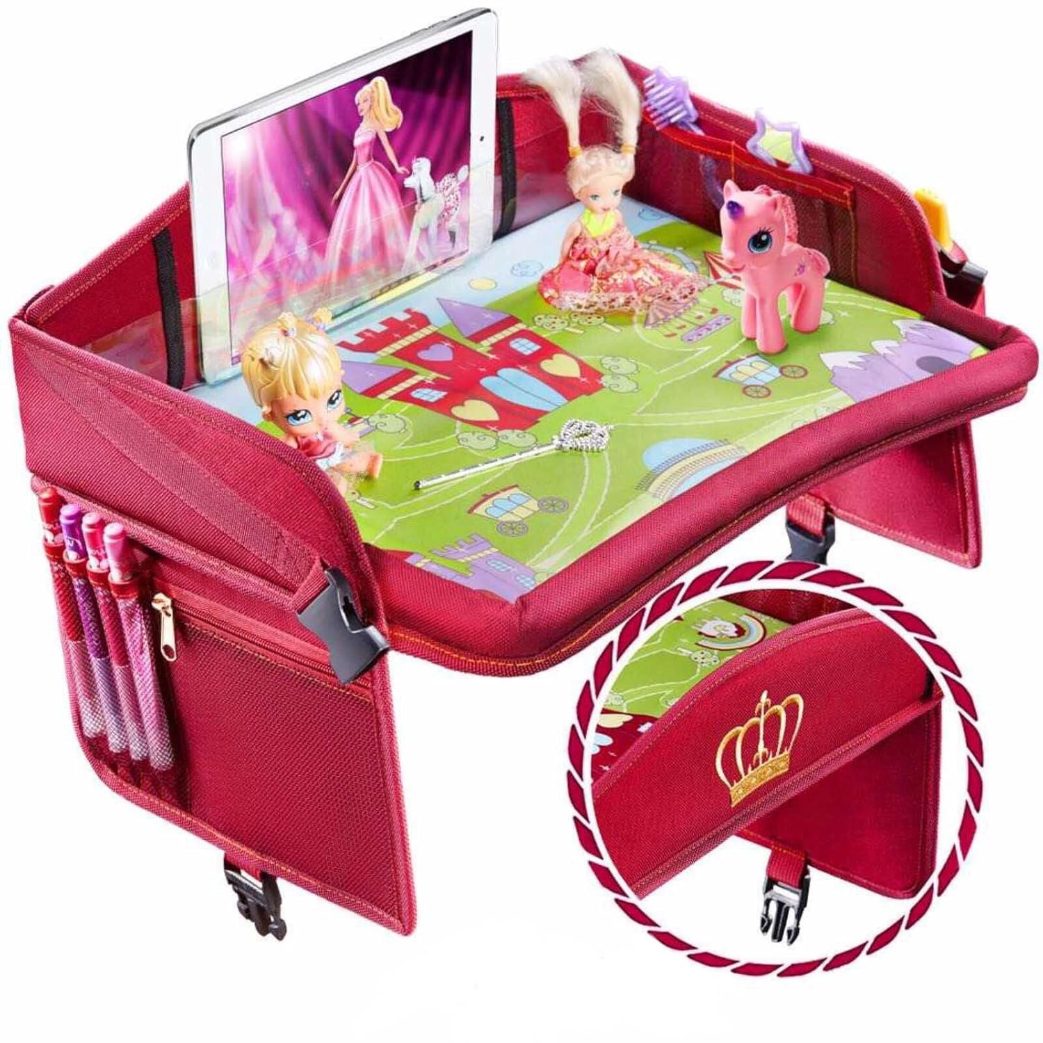 Coolmum Kids Travel Tray, Toddler Car Seat Tray, Activity Organizer