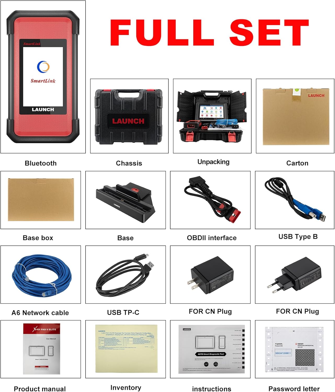 LAUNCH X431 PAD V Elite,2026 Scan Tool, ECU Online Code Scan Tool,Topology Map,Bi-Directional Control Scanner,60+ Services,CANFD/DOIP, HD Truck,2 Yrs Free Update