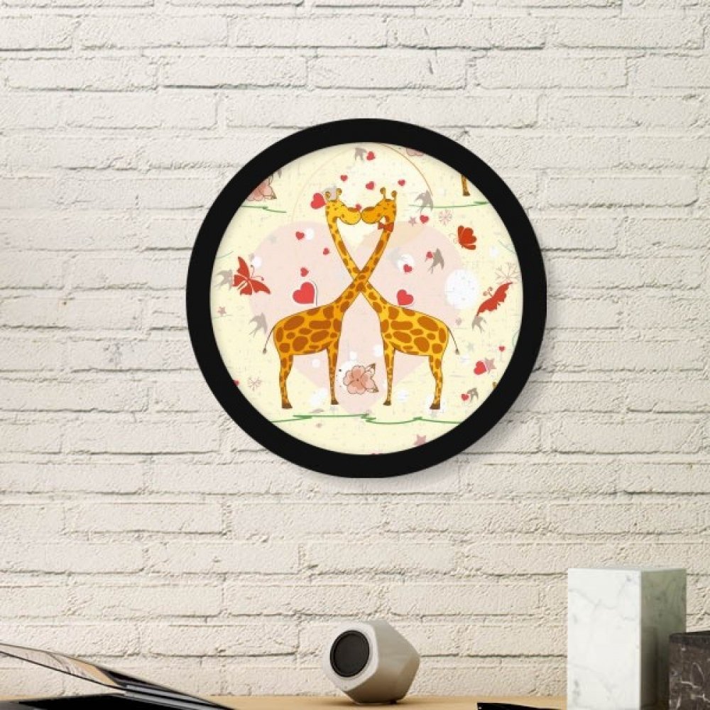 Art prints girafes cadres noirs de haute qualité aux finitions soignées