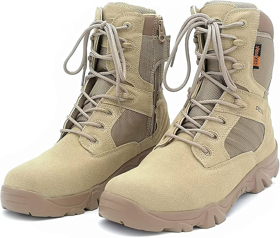 ミリタリーブーツ 半長靴 Amazon | [Florai-JP] メンズ ミリタリーブーツ 安全靴 半長靴