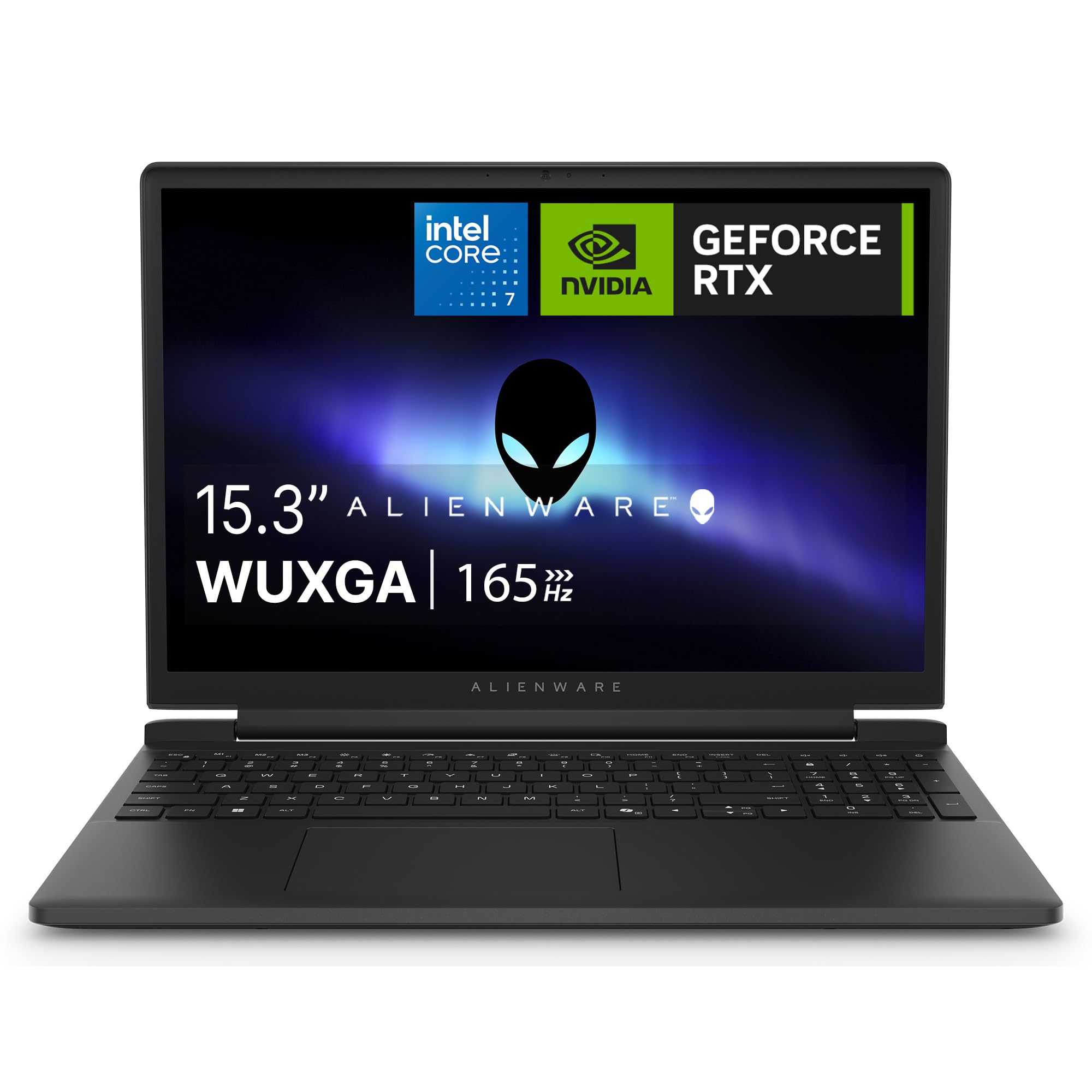Alienware 15 Gaming Laptop - Intel Core 7 240H, NVIDIA RTX 5060 | 15'' WUXGA 1920x1200 165Hz, 16GB RAM, 512GB SSD, Windows 11 Home, 2 anno di assistenza onsite, 3 mesi di Game Pass