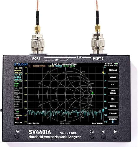 YZTERA SV4401a 7" Écran tactile LCD 50 kHz 4,4 ghz Analyseur de réseau vectoriel