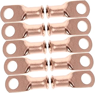 Generic 10 Peças Baterias De Carro Bateria Automotiva Conectores Automotivos De Bateria De Carro Conectores De Bateria De Carro De Metal Conectores De Cabo De Soldagem Conectores