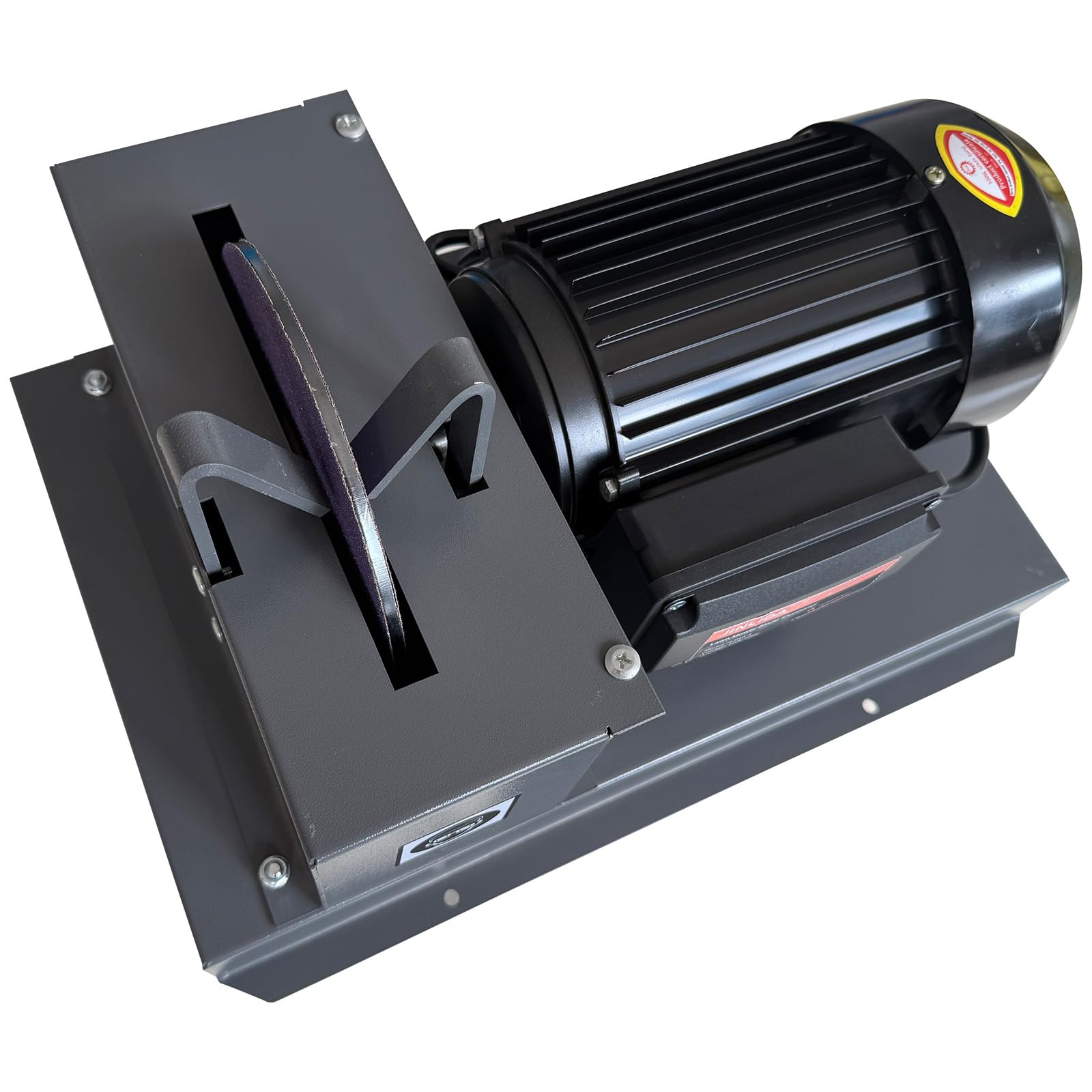 JLD10-8 - Afilador de cuchillas para cortacésped, 2/3 HP 500 W, máquina afiladora con rueda de molienda de cerámica de 7 pulgadas y equilibrador y 5 discos de lijado, aplicable a cuchillas planas
