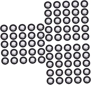 Baluue 120pcs Rubber Gaskets for Shower Hose Stainless Steel Filter Washers for Faucets Shower and Hose Connections Easy to Install Reduces Water Waste Softens Water