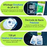 UIUZMAR pH Mètre 4 en 1 Testeur pH Piscine Électronique - 6