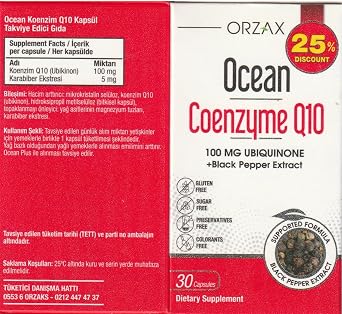 Ocean Coenzyme Q10 100 mg 30 Capsules - 25% Discount