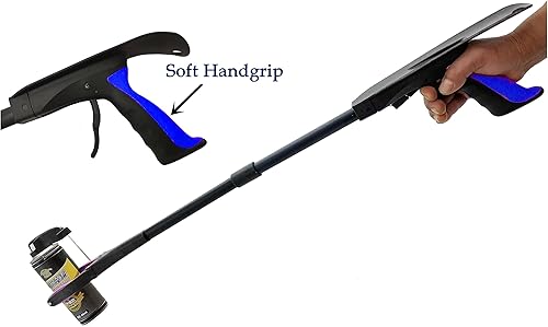 Miniatura 4 de Paquete de 2 herramientas de agarre de basura, plegable con calzador, agarrador de basura, jardín Nabber, recogedor de basura, recogedor de basura,