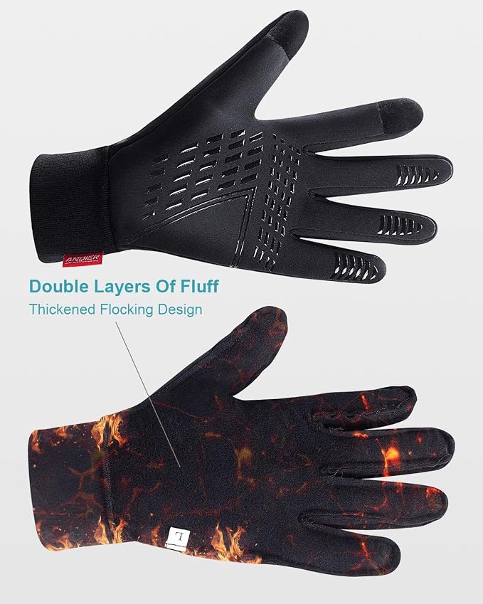 Guantes de invierno Anqier táctiles para ciclismo miniatura 2