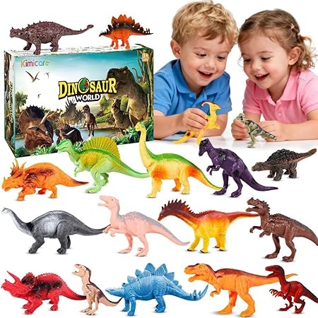 Kimicare Kids Dinosaur Figures Toys