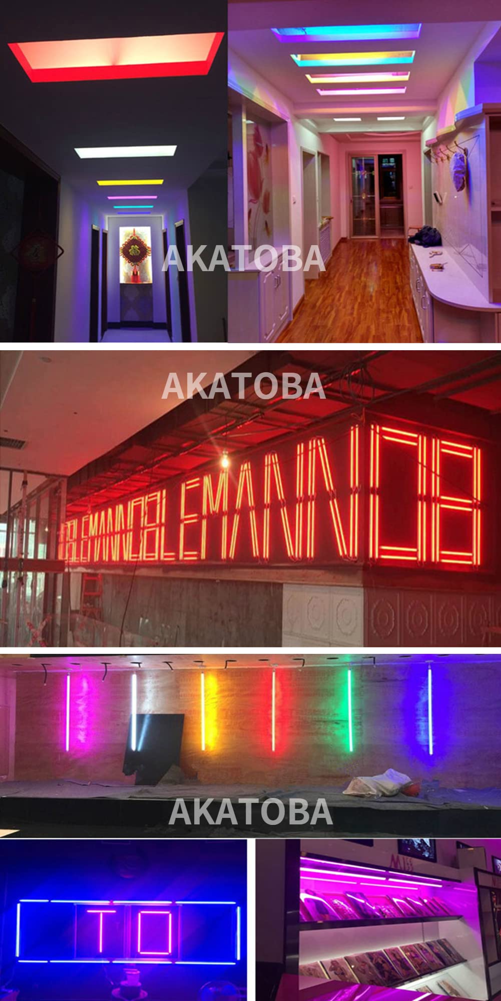 Amazon | 【6本セット】カラー LED蛍光灯20W形（赤x1本、緑x1本、青x1