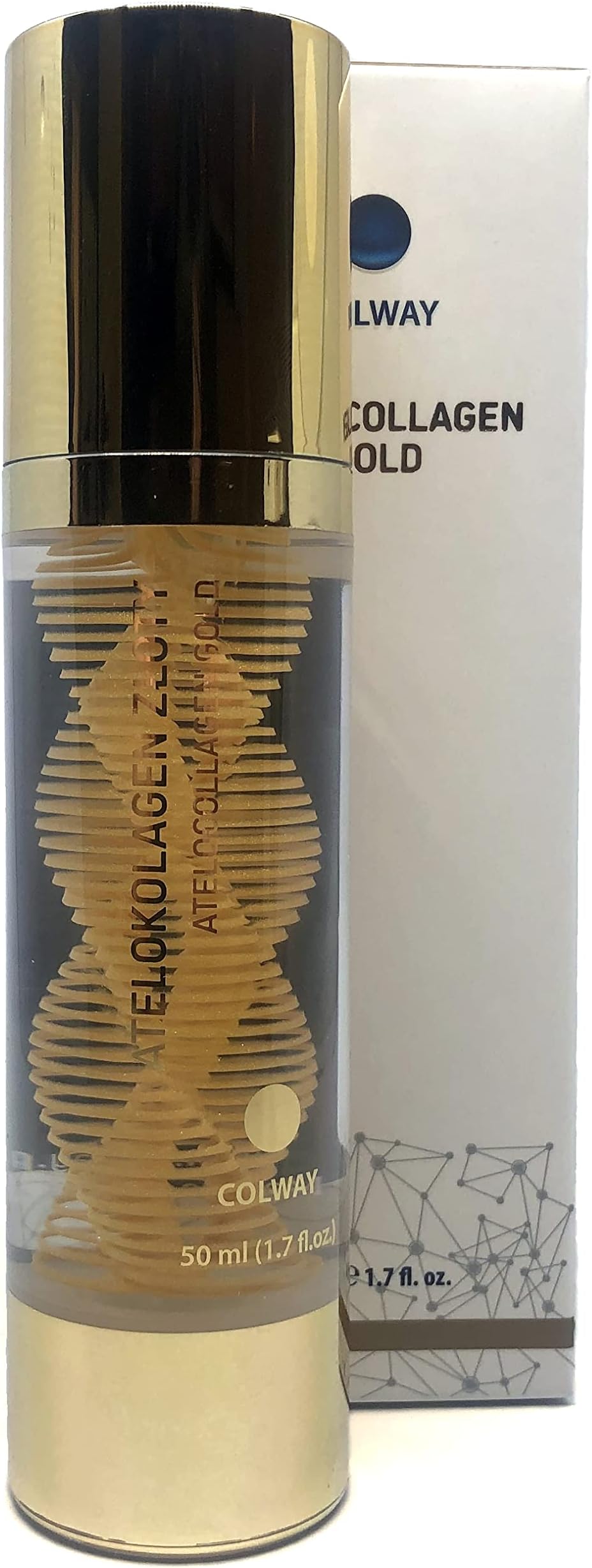 Atelokolagen Colway Natural Collagen with Elastin, Gold, Silk 50ml/1.7 fl.oz