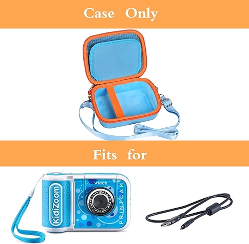 Miniatura 7 de Mchoi Estuche rígido de transporte adecuado para VTechKidiZoom PrintCam y papel de repuesto de cámara de impresión térmica, a prueba de golpes,