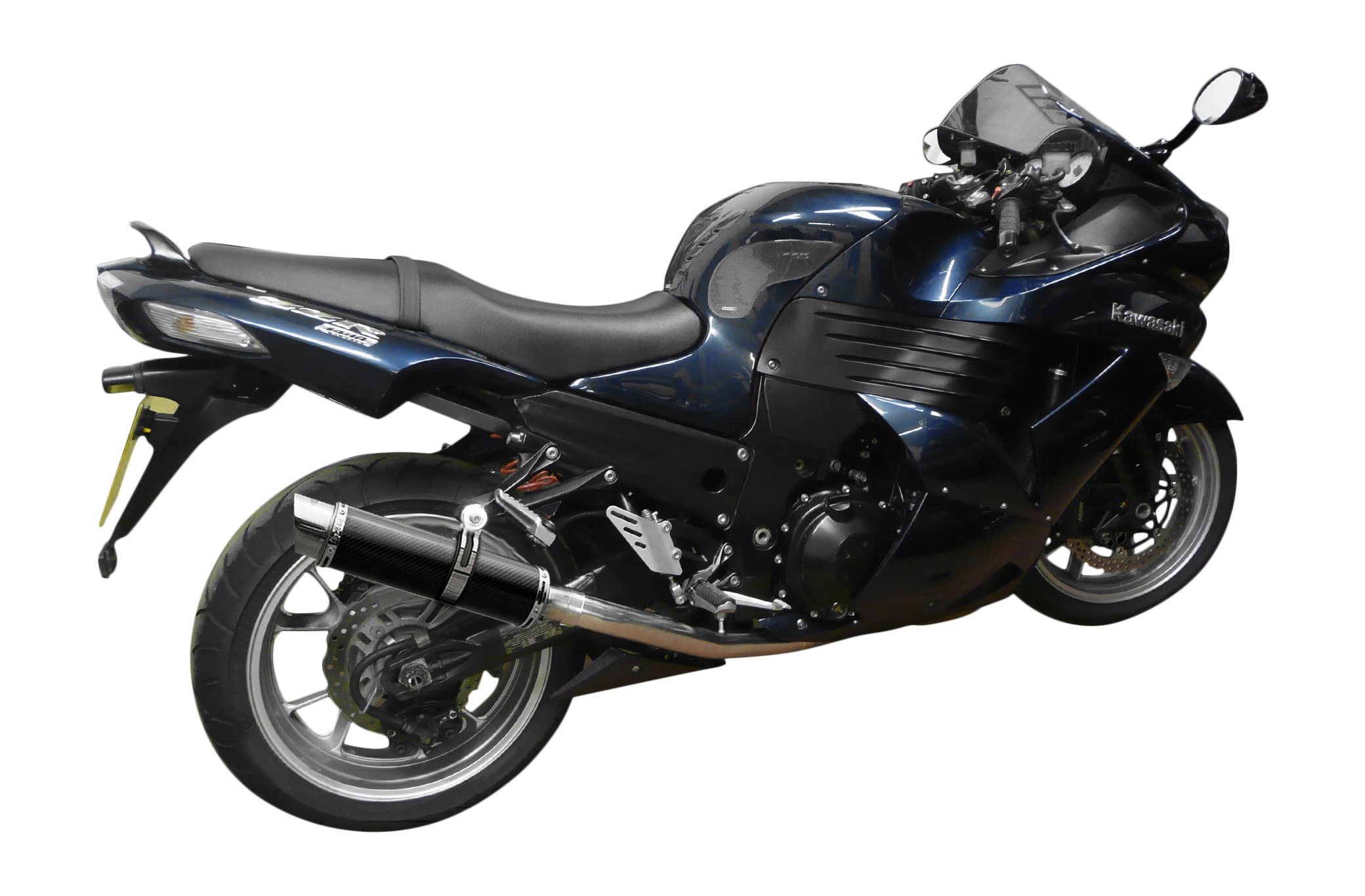 Amazon | DELKEVIC スリップオンカーボンマフラー☆KAWASAKI 用 ZX14 