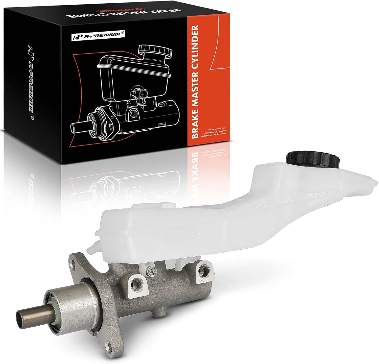 A-Premium Brake Master Cylinder with Reservoir and Sensor Compatible with Mazda Vehicles - 3 2004-2013 - Replace# BPYS4340ZB, BPYS4340ZR0B