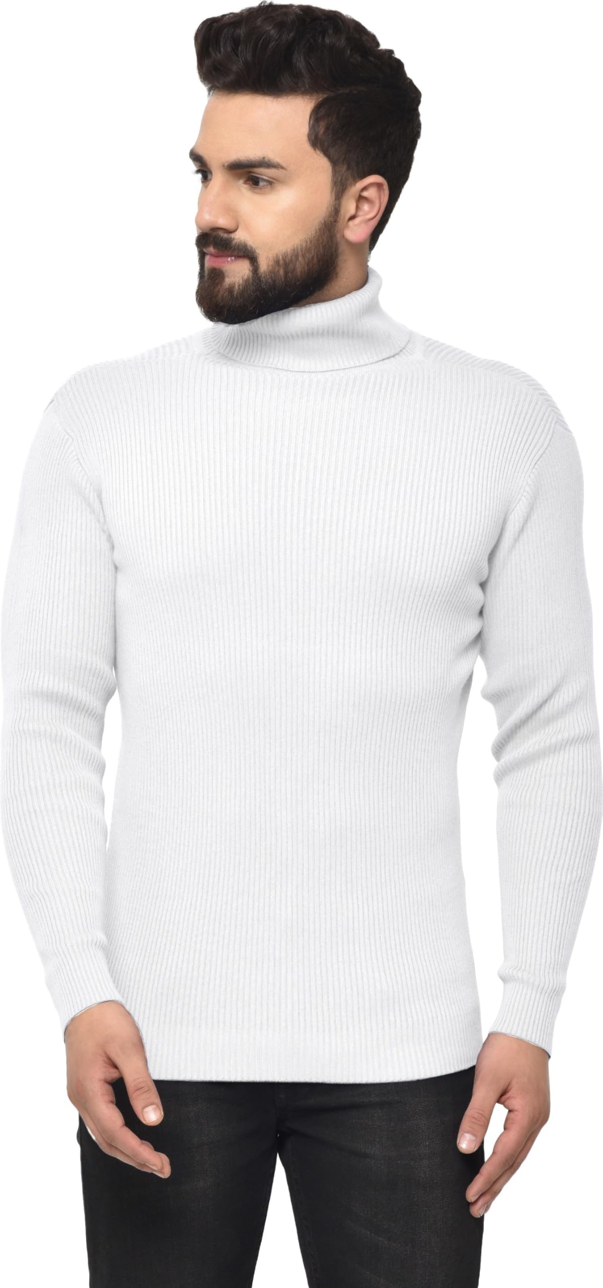 youthquake Mens Highneck Full Sleeves/Sweater Pullover/Men Turtle Neck/Black Highneck T-Shirt-picture-20