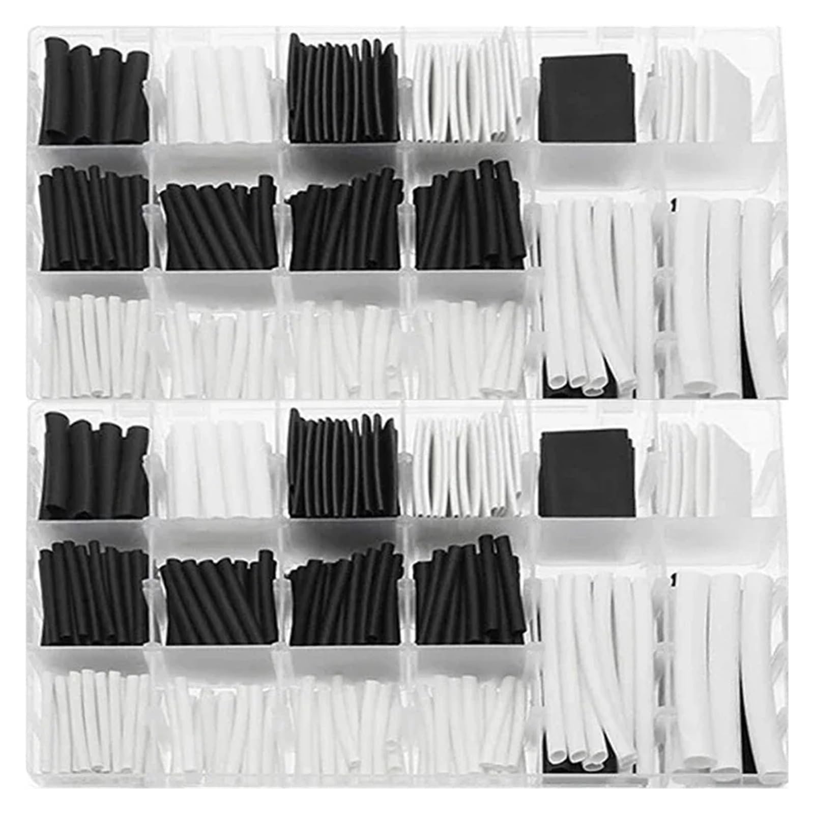 ZDVHOMCB 460pcs Polyolefin Shrinking Tube Sleeve Assorted Heat Shrink Tube Wire Cable Insulated Sleeving Heat Shrink Tubing
