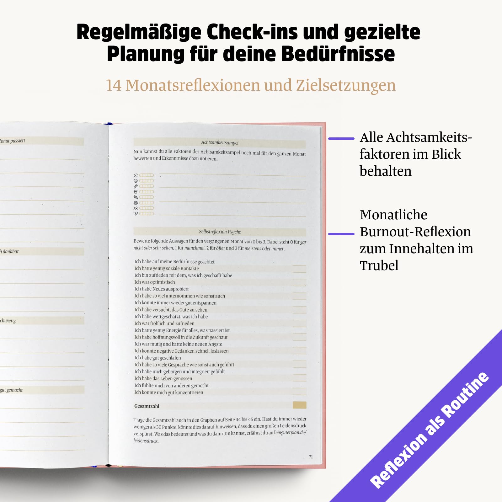 Ein guter Plan Edu 2026/2027 – Terminkalender für Achtsamkeit in Schule, Studium und Job –Nachhaltiger Planer mit Reflexionen, Notenlisten, Unterrichtsmaterial– 14 Monate datiert für akademisches Jahr