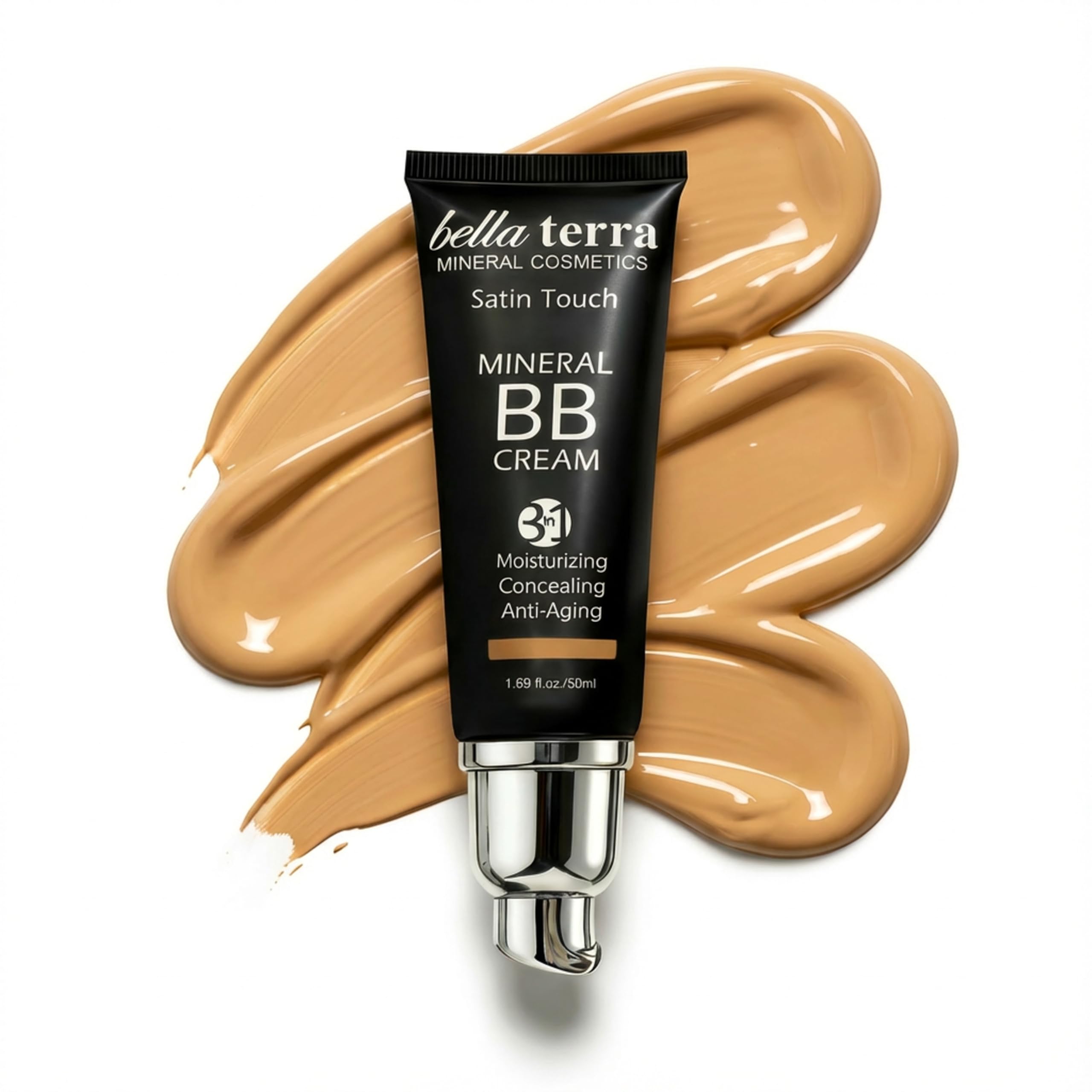 Bella Terra - BB Cream - 3-in-1 - - Mineral Makeup (Medium 104)
