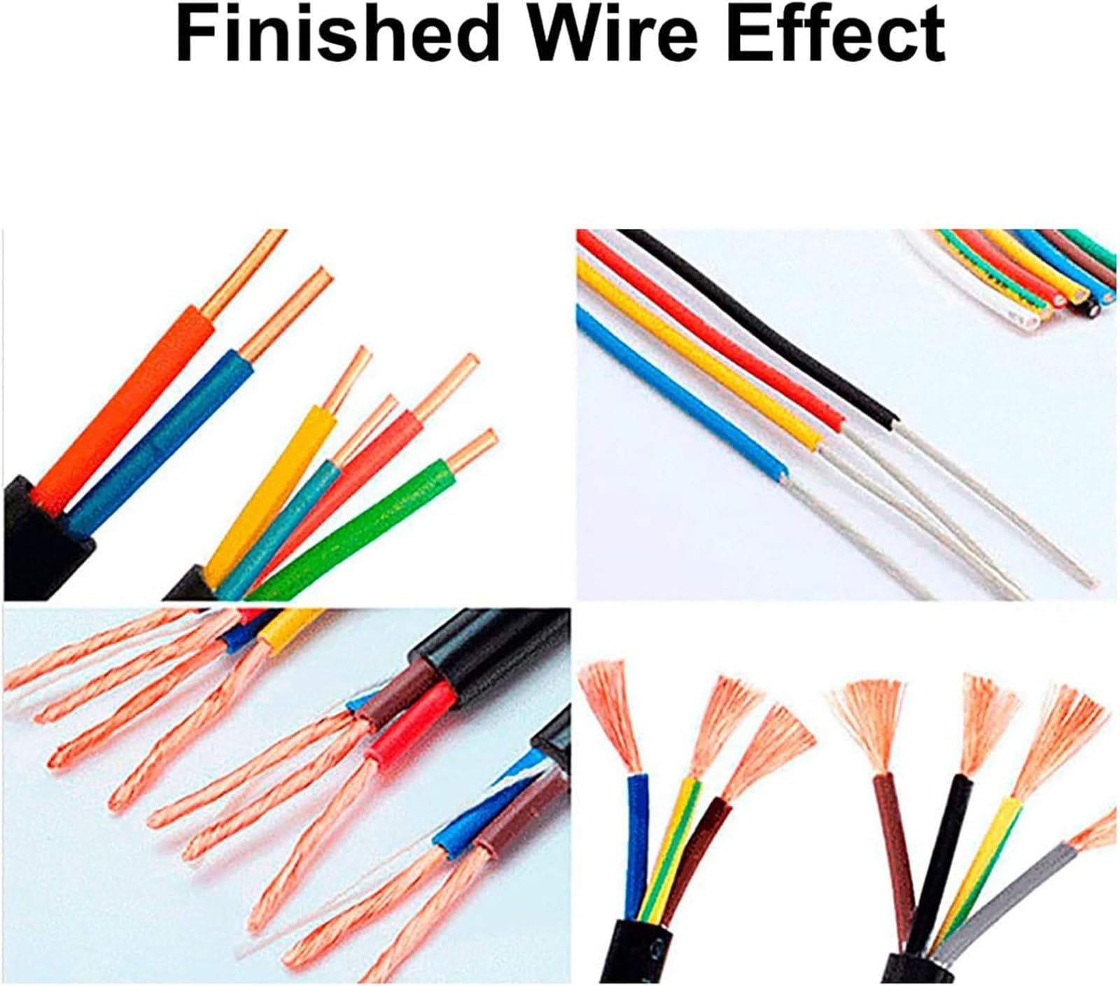 Máquina peladora eléctrica de cables, herramienta automática de torsión y corte de cables, pelacables de 220 V para un manejo eficiente de cables