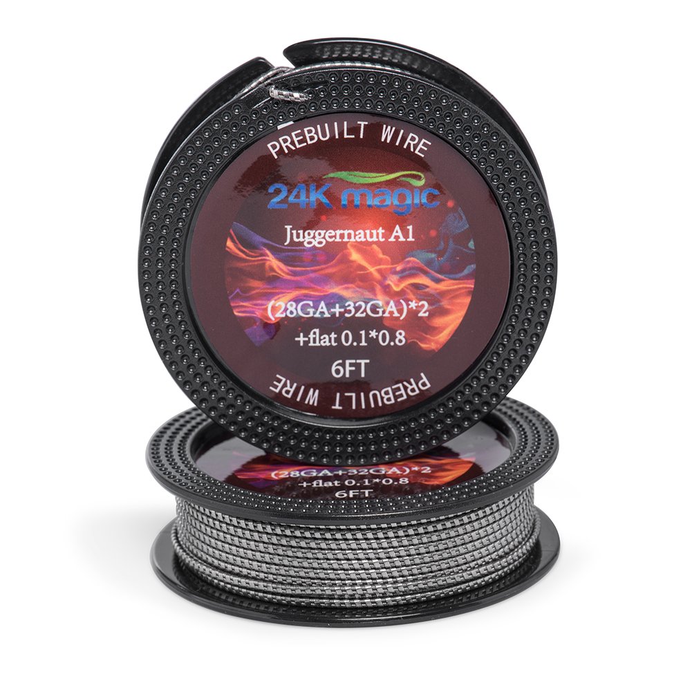 Juggernaut Kanthal A1 (28g+32g) x2+flat0.1x0.8 6ft Electronic Resistance Wire