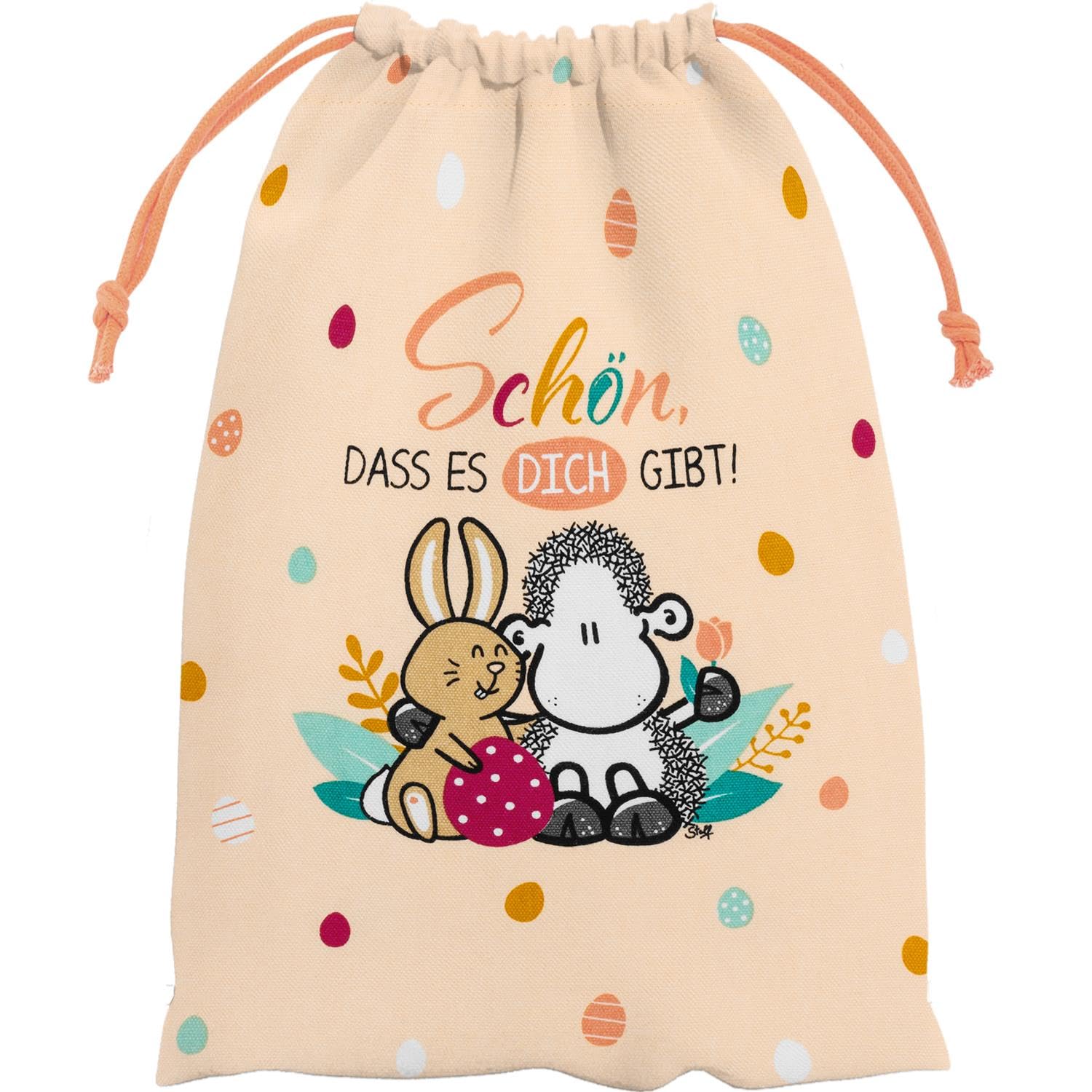 Sac de Pâques en tissu Sheepworld pour la chasse aux œufs de vos enfants
